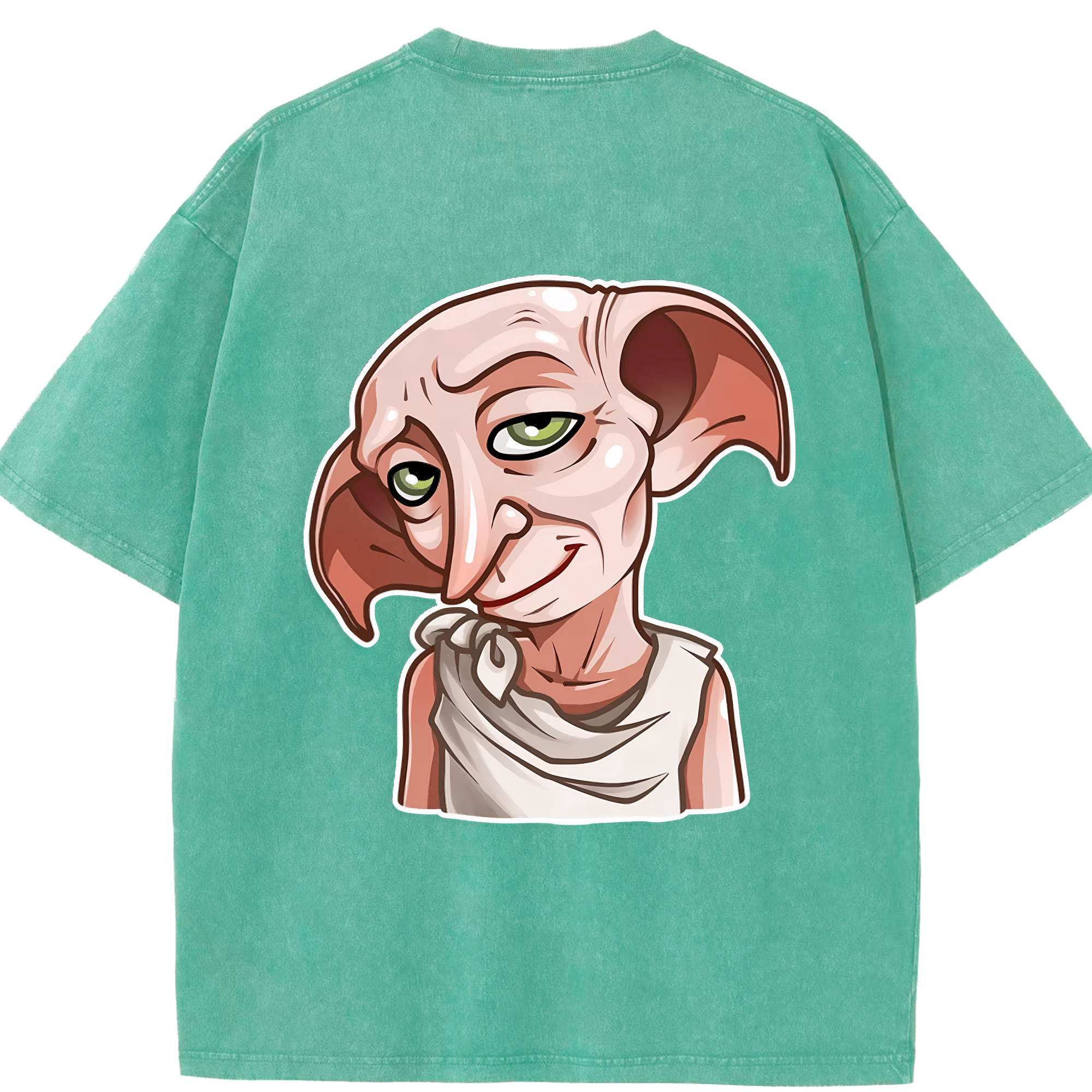 （画像用） Harry Potter ハリー・ポッターシリーズ 綿100% ヴィンテージ風 半袖Tシャツ（背面プリント）